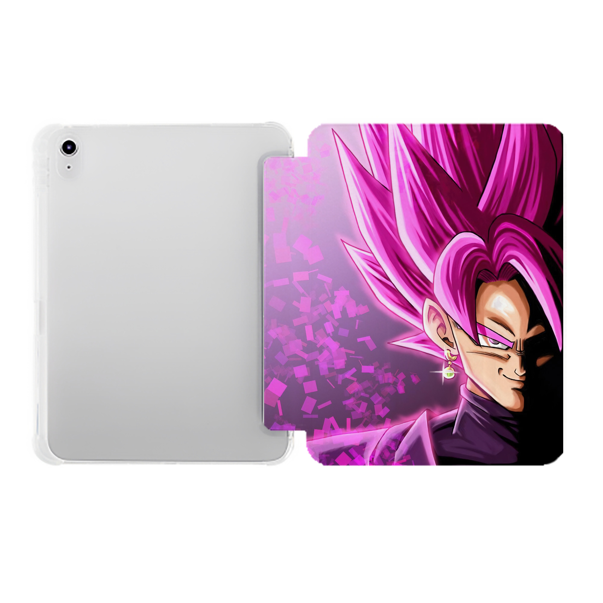 （画像用） ドラゴンボール DRAGON BALL IPad ケース ペン収納付き 三つ折りスタンド PUレザー×シリコン 対応機種9.5/10.5/10.9インチ